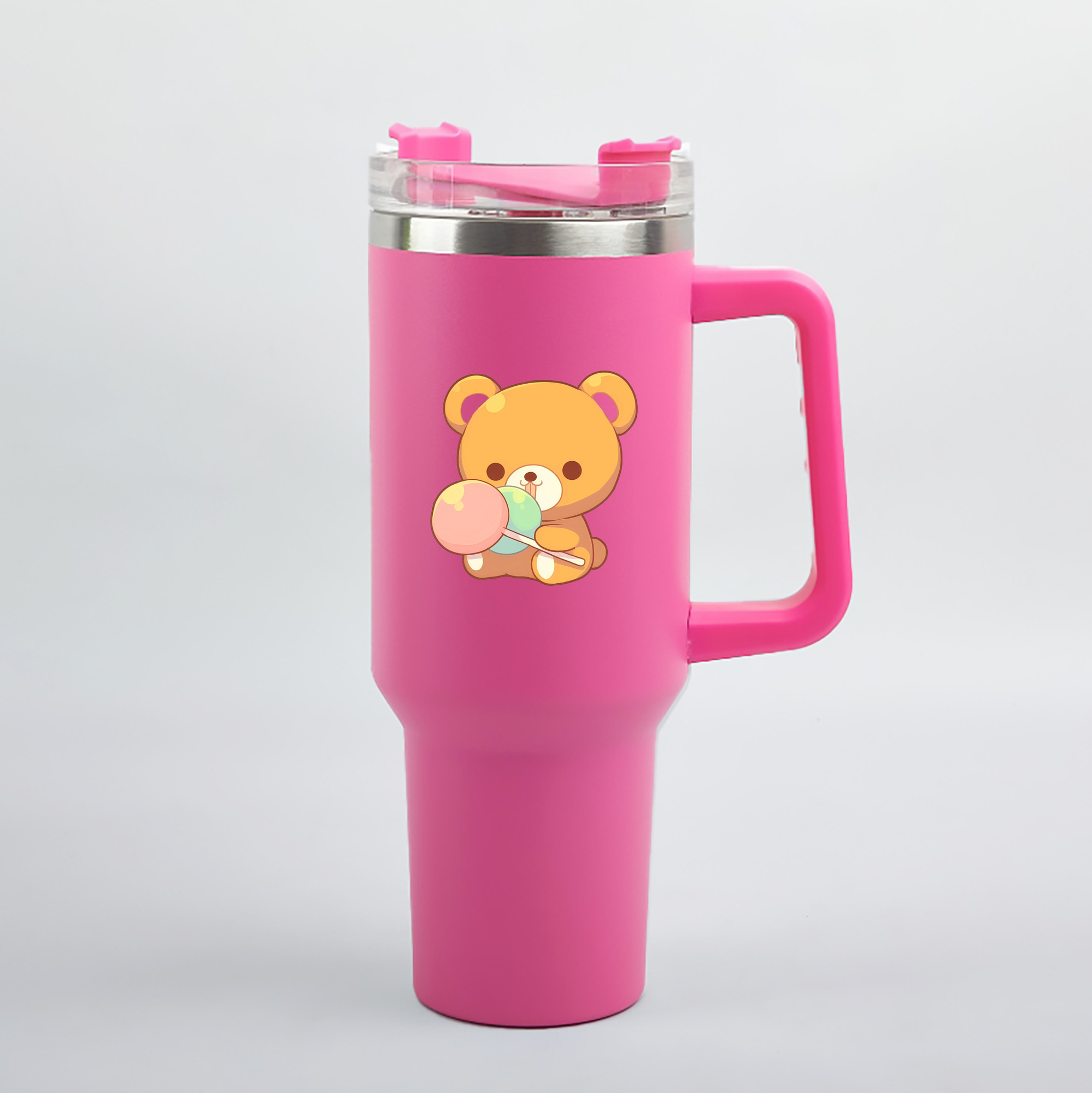 （画像用） リラックマ リラックマ キイロイトリ Rilakkuma Korilakkuma Kiiroitori 1200mL車用タンブラー（カラープリント）